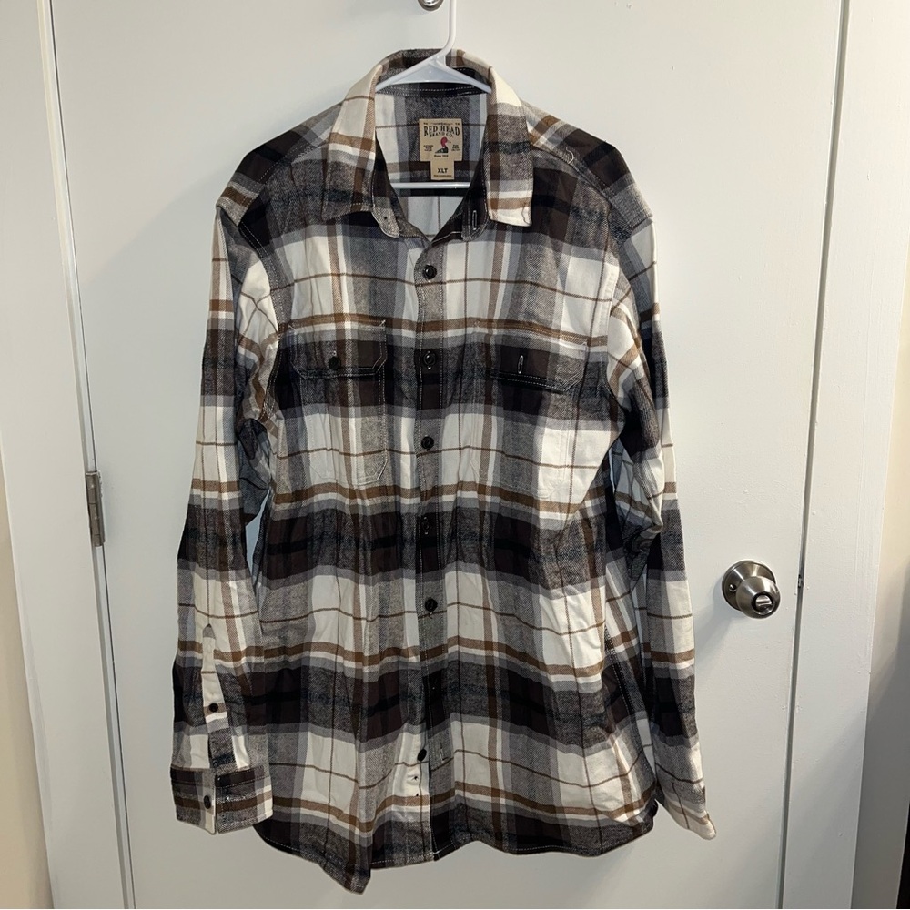 Red Head Neutral Flannel
